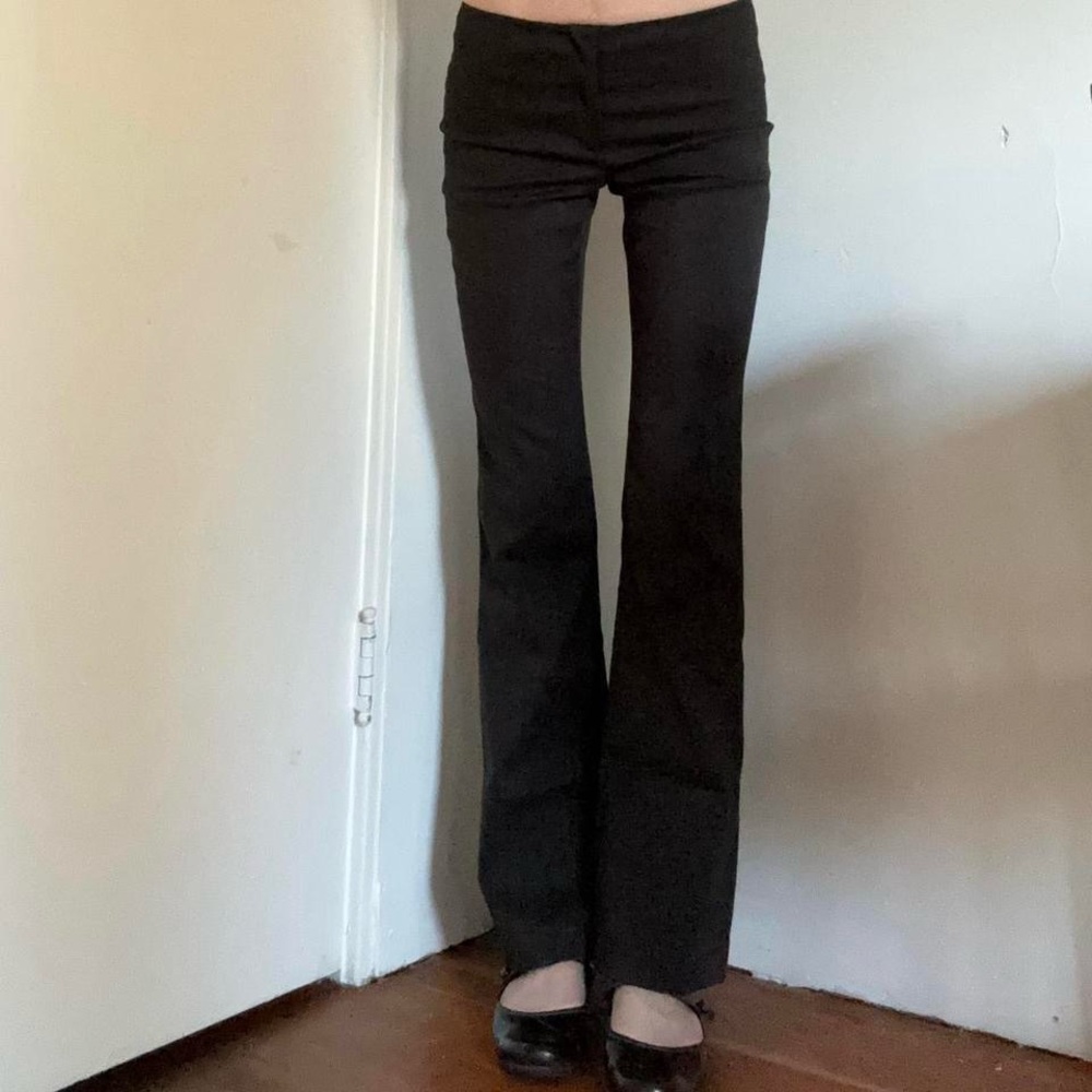 Theory low rise bootcut trousers